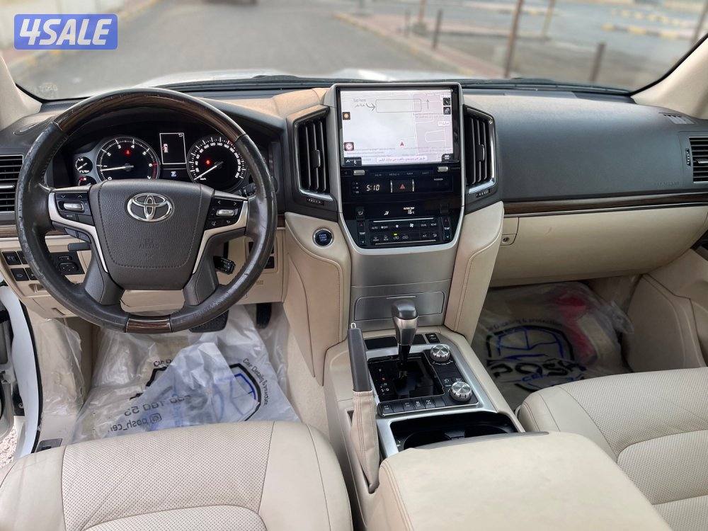 تويوتا لاند كروز VXR وارد قطر صبغ الوكاله شرط الفحص8