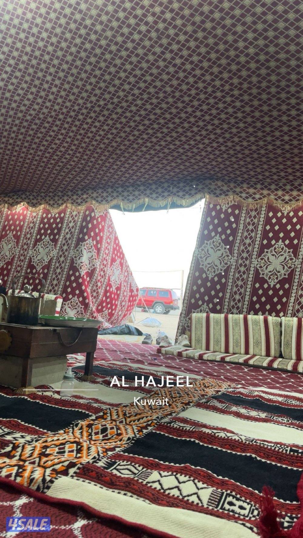 للاجار و للبيع مخيم كامل في جبد الدوار الثاني يسار4