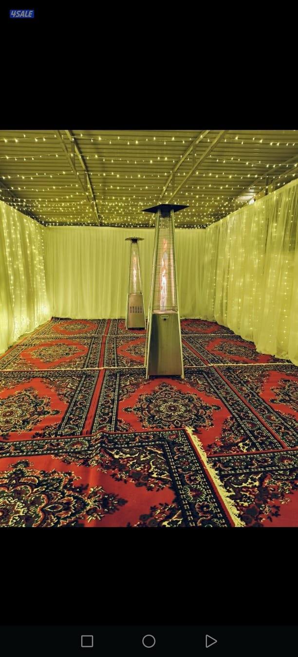 تاجير  كراسي وطولات خيمه قهوجية دفايات4