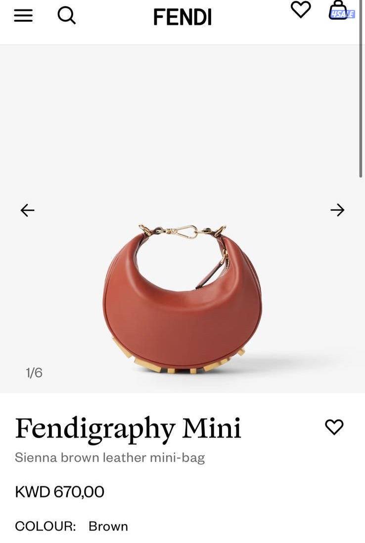 للبيع شنطه فندي اصليه جديده1