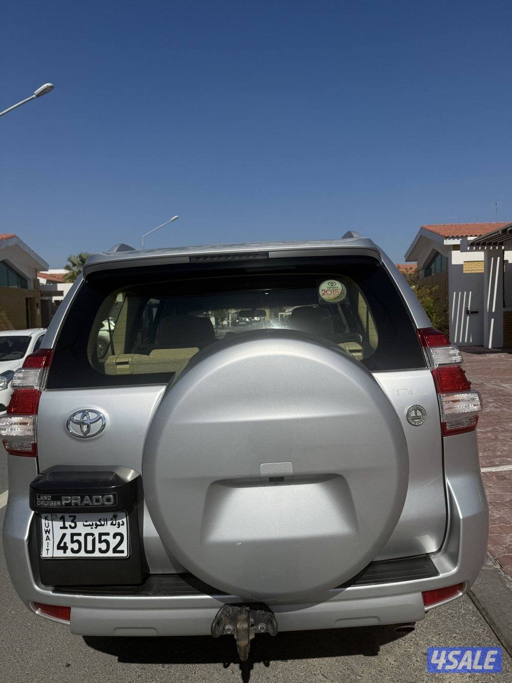 للبيع برادو موديل ٢٠١٥ ماشي ٢٣٨ فحص مكينه قير شاصي5