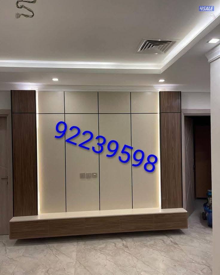 اعمال ديكورات وابواب عازل و  جبسم بورد وصبغ7