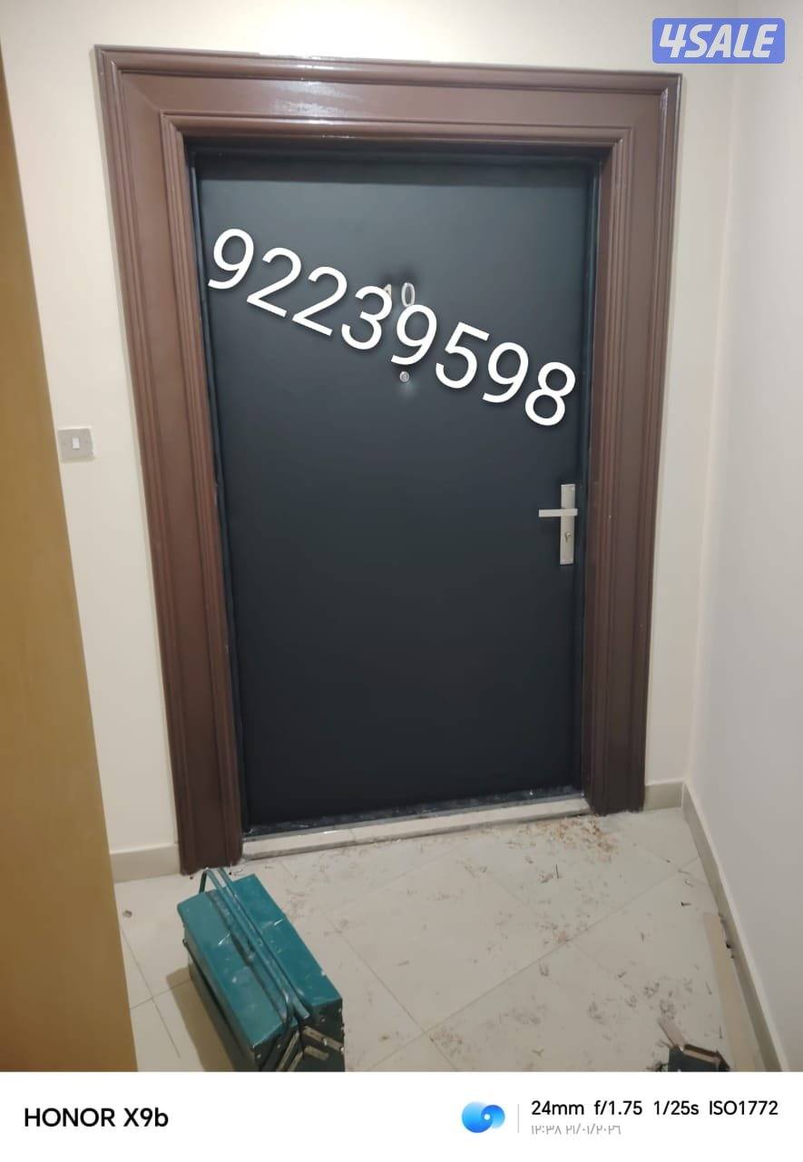 اعمال ديكورات وابواب عازل و  جبسم بورد وصبغ14