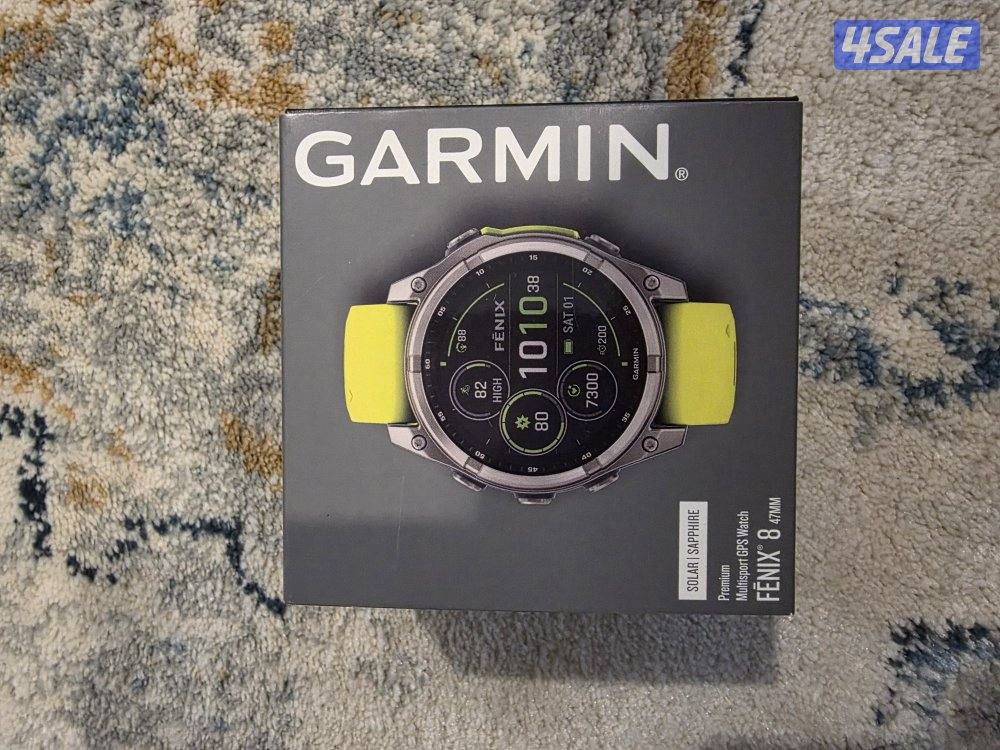 للبيع ساعة جارمن fenix 8 47mm جديدة0