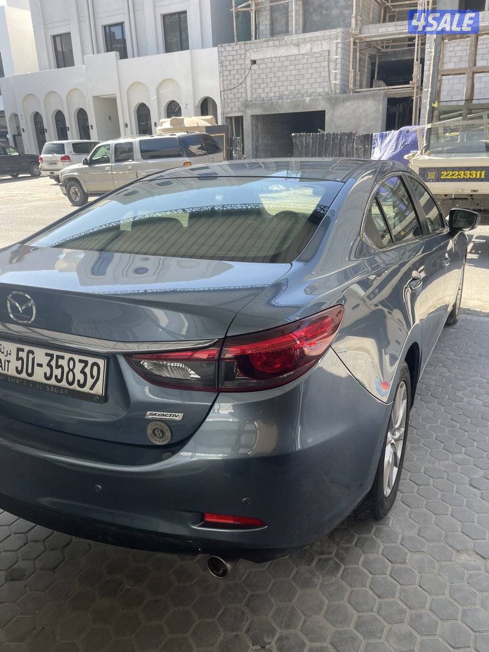 مازدا -6 موديل 2018 كامل المواصفات اللون ازوق شرط الفحص6