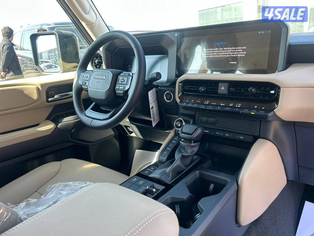 تويوتا برادوTURBO-V4.TX موديل 2026 اصفار  وارد الساير.شاشة8بوصة4