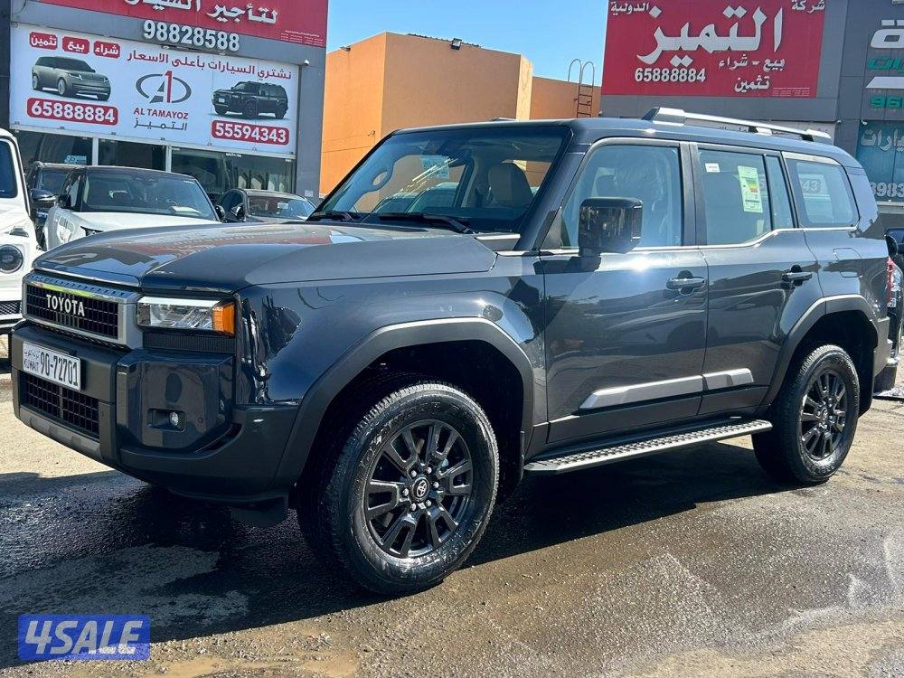 تويوتا برادوTURBO-V4.TX موديل 2026 اصفار  وارد الساير.شاشة8بوصة8