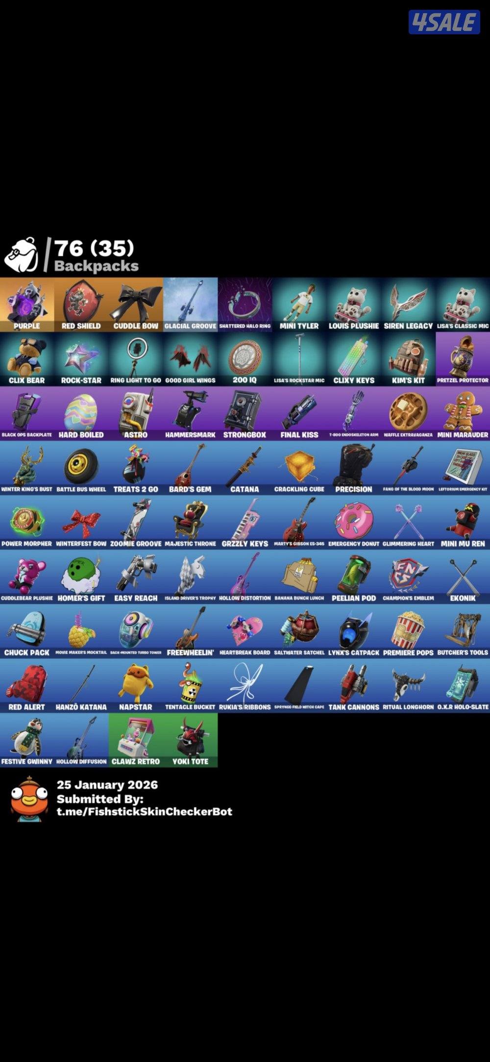 بيعه سريعه حساب فورت نايت سكلتون بنفسجي ورقصه فريش الحق العرض3