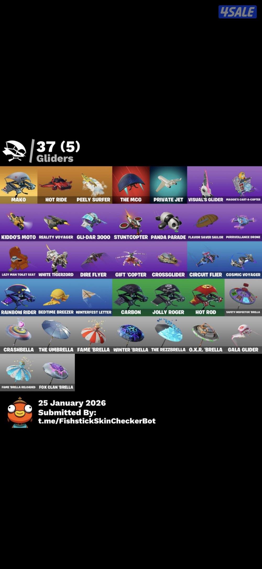 بيعه سريعه حساب فورت نايت سكلتون بنفسجي ورقصه فريش الحق العرض5