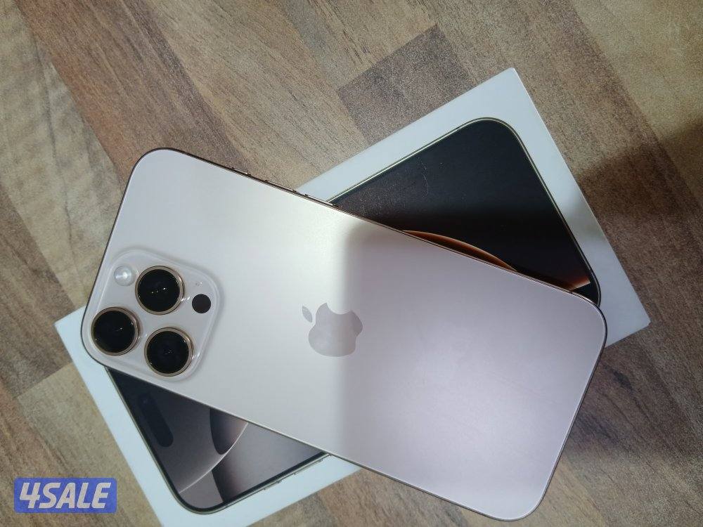 ايفون ١٦ برو ماكس ٢٥٦ صحراوي بطاريه1