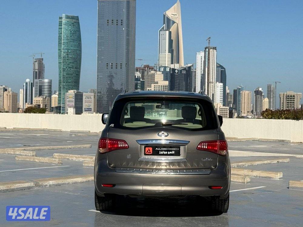 انفينيتيQX80 موديل2016 عداد81الف وارد البابطين سيرفس منتظم3