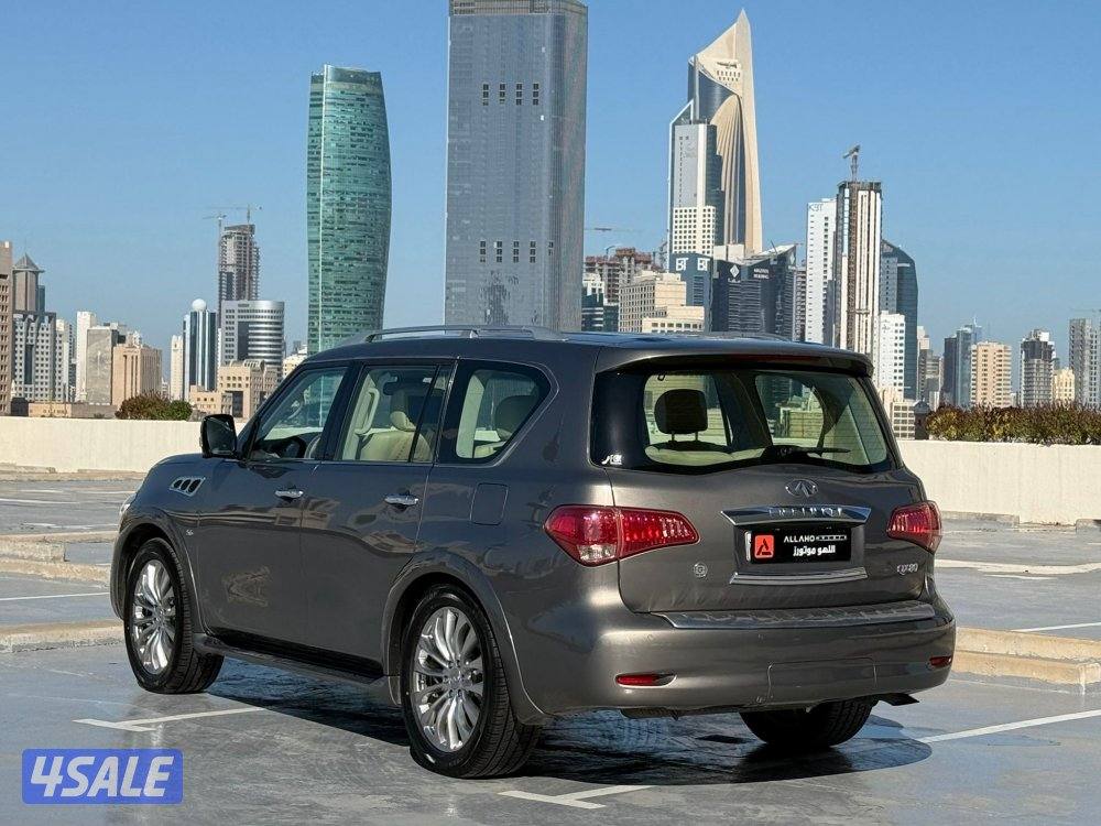 انفينيتيQX80 موديل2016 عداد81الف وارد البابطين سيرفس منتظم2