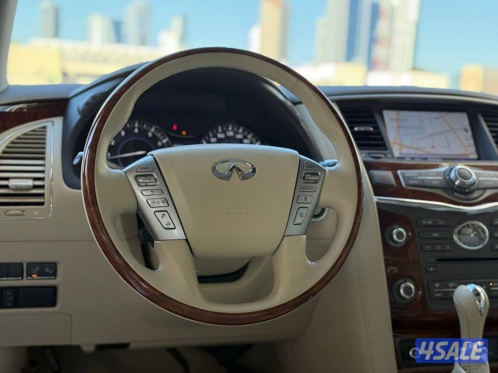 انفينيتيQX80 موديل2016 عداد81الف وارد البابطين سيرفس منتظم5