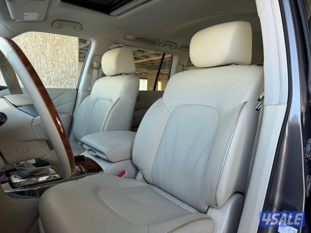 انفينيتيQX80 موديل2016 عداد81الف وارد البابطين سيرفس منتظم6