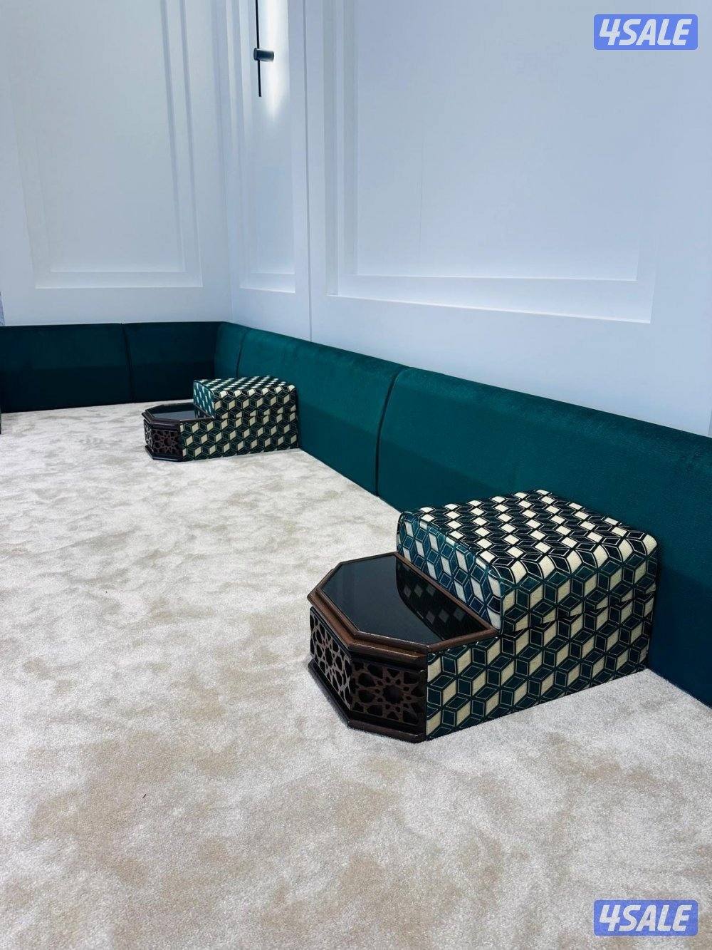 سجاد مساند ضهر نقشات حفر يدوي بلاستك ثيل صناعي وجميع اثاث والمفروشات3