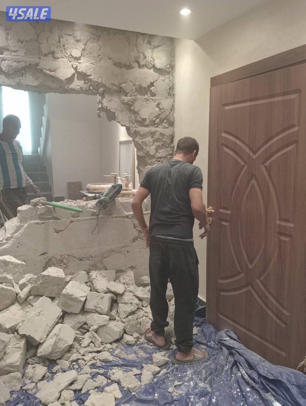 تكسير حمامات تكسير مطابخ تكسير طوف تكسير خرسانه جميع انواع التكسير1