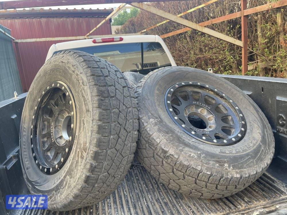 للبيع رنقات ميثود 8 براغي مع تواير ربع حجري0