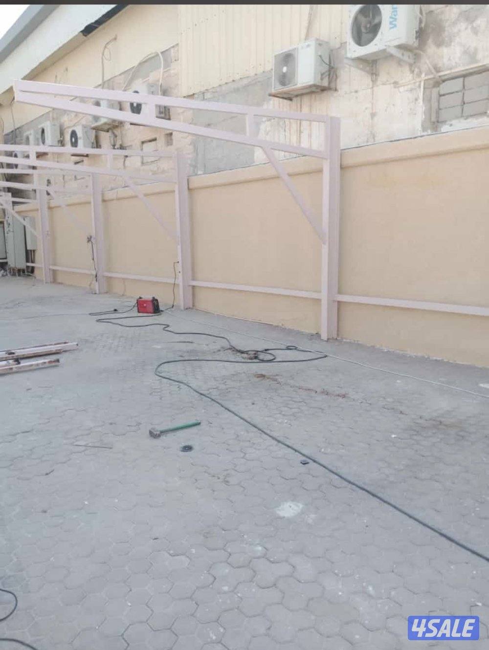 I work with iron! Make  Mujallah and Devniya and parking 🚗 cars.7