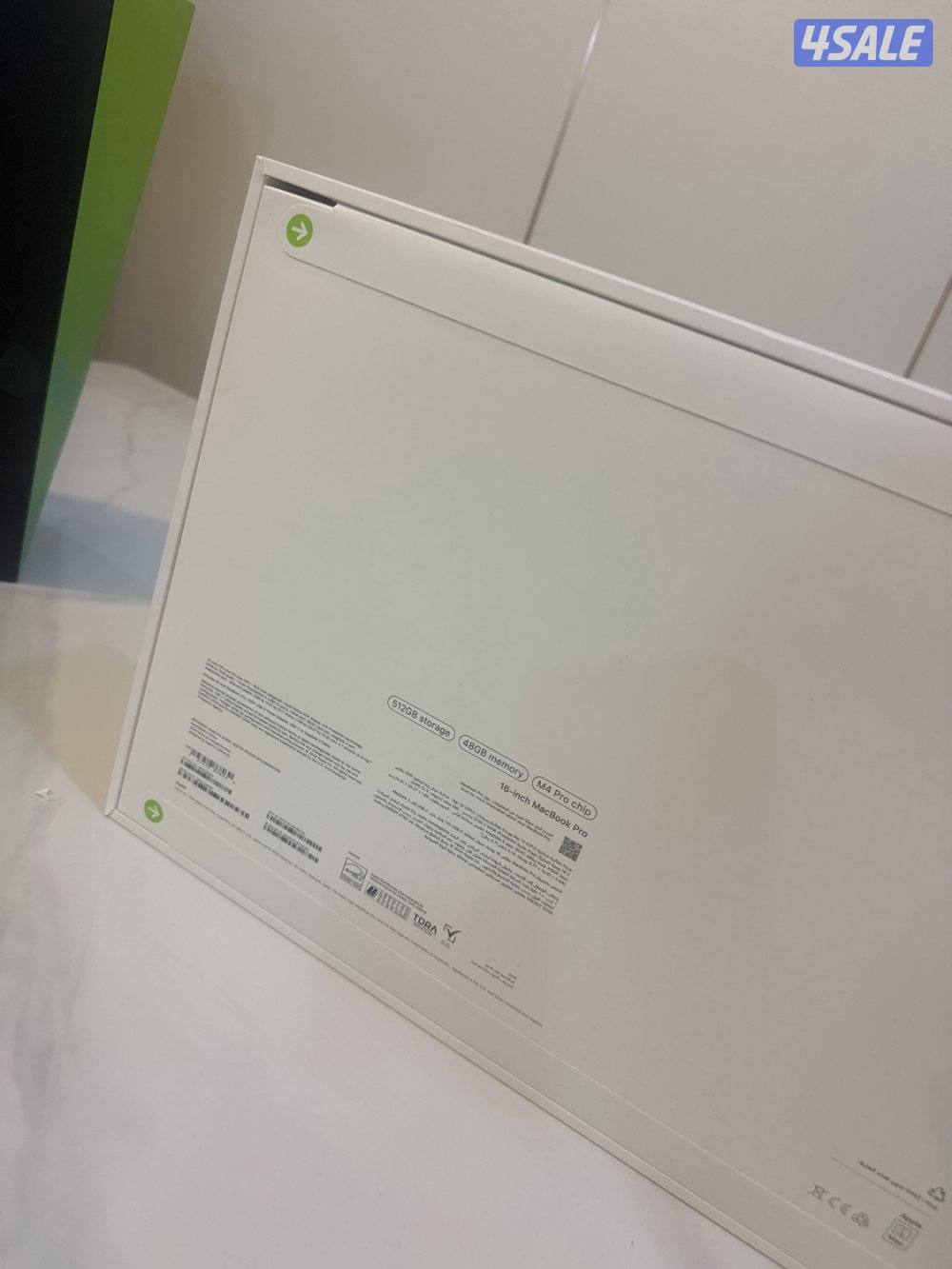 ماك بوك برو 16 M4 Pro رام 48 / 512 جيجا (جديد بالكرتون)1