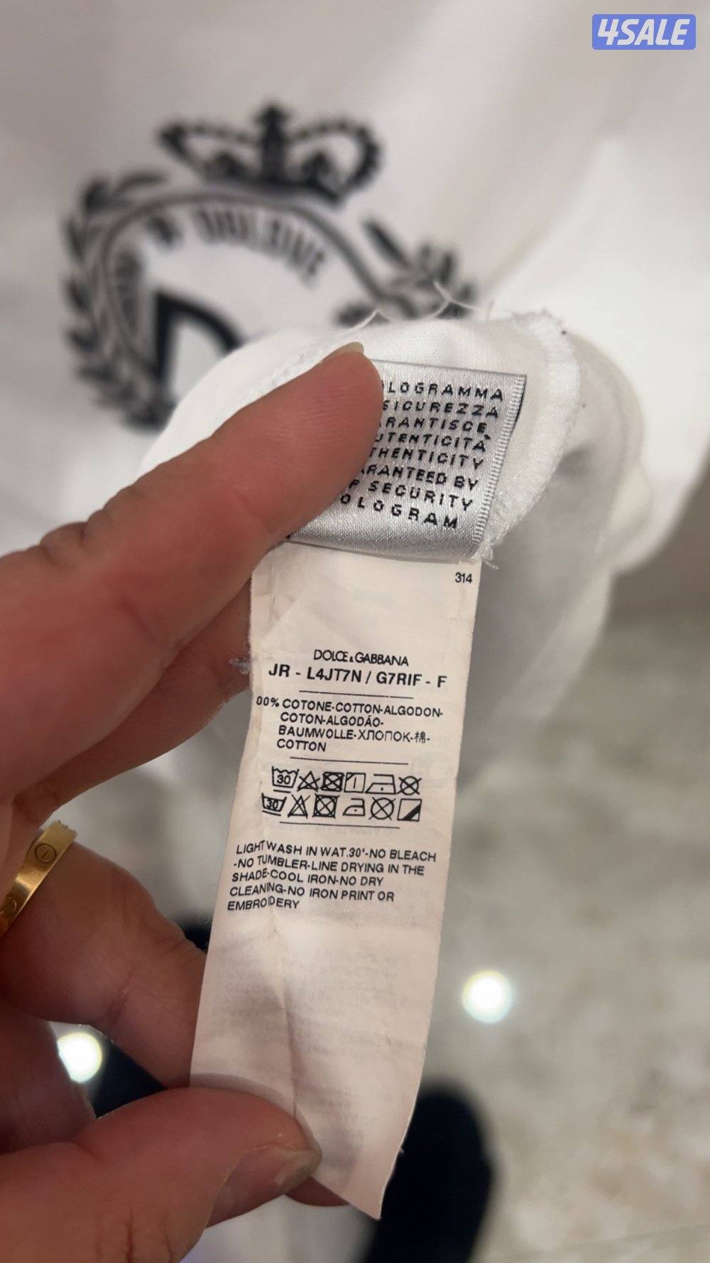 تيشيرت براند دولتشي غابانا مقاس 9-102