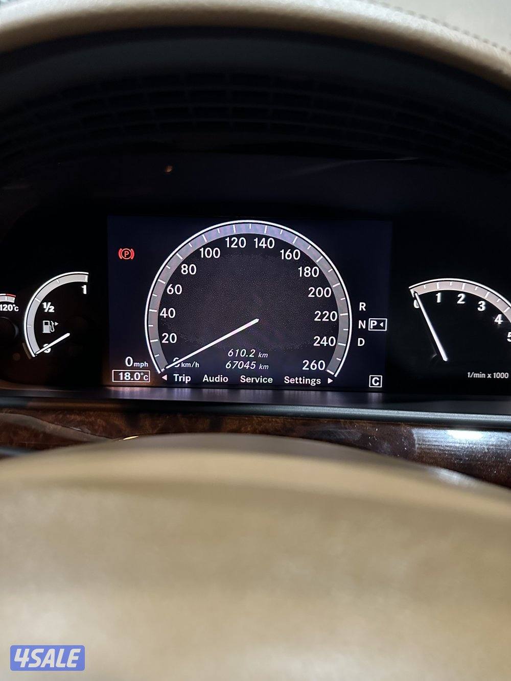 للبيع مرسيدس S 350 لارج وارد قطر مخزن9