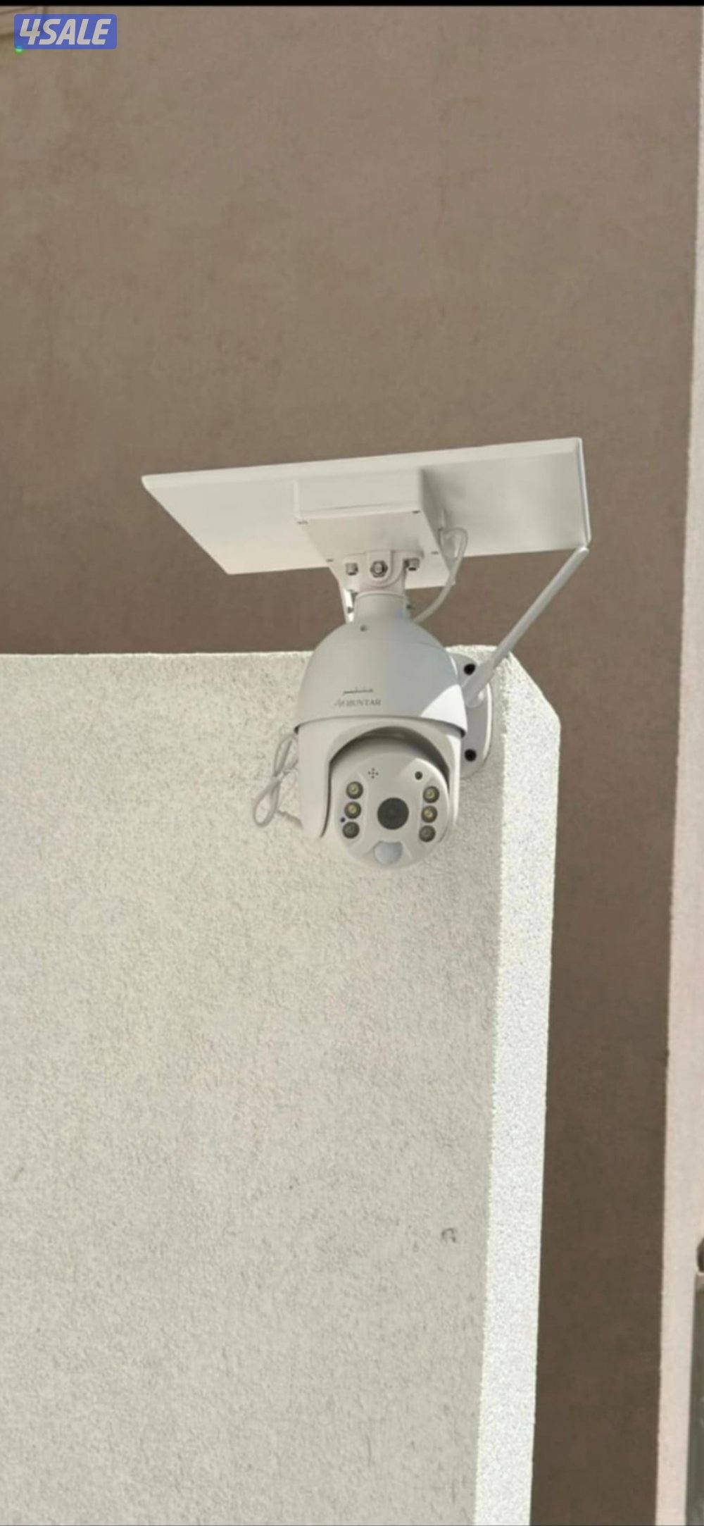 كاميرا طاقه شمسيه صوت وصوره متحركه بجميع الاتجاهات2