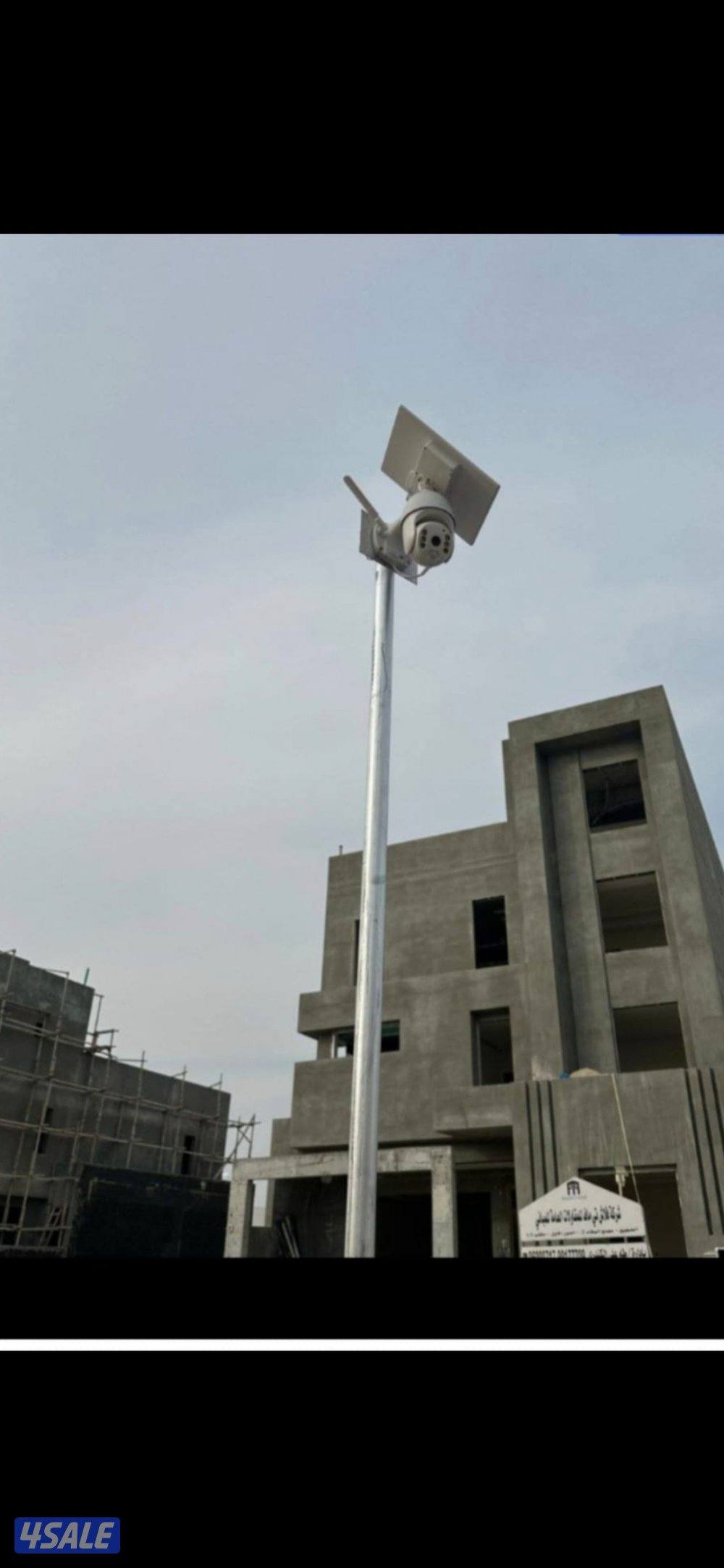 كاميرا طاقه شمسيه صوت وصوره متحركه بجميع الاتجاهات3