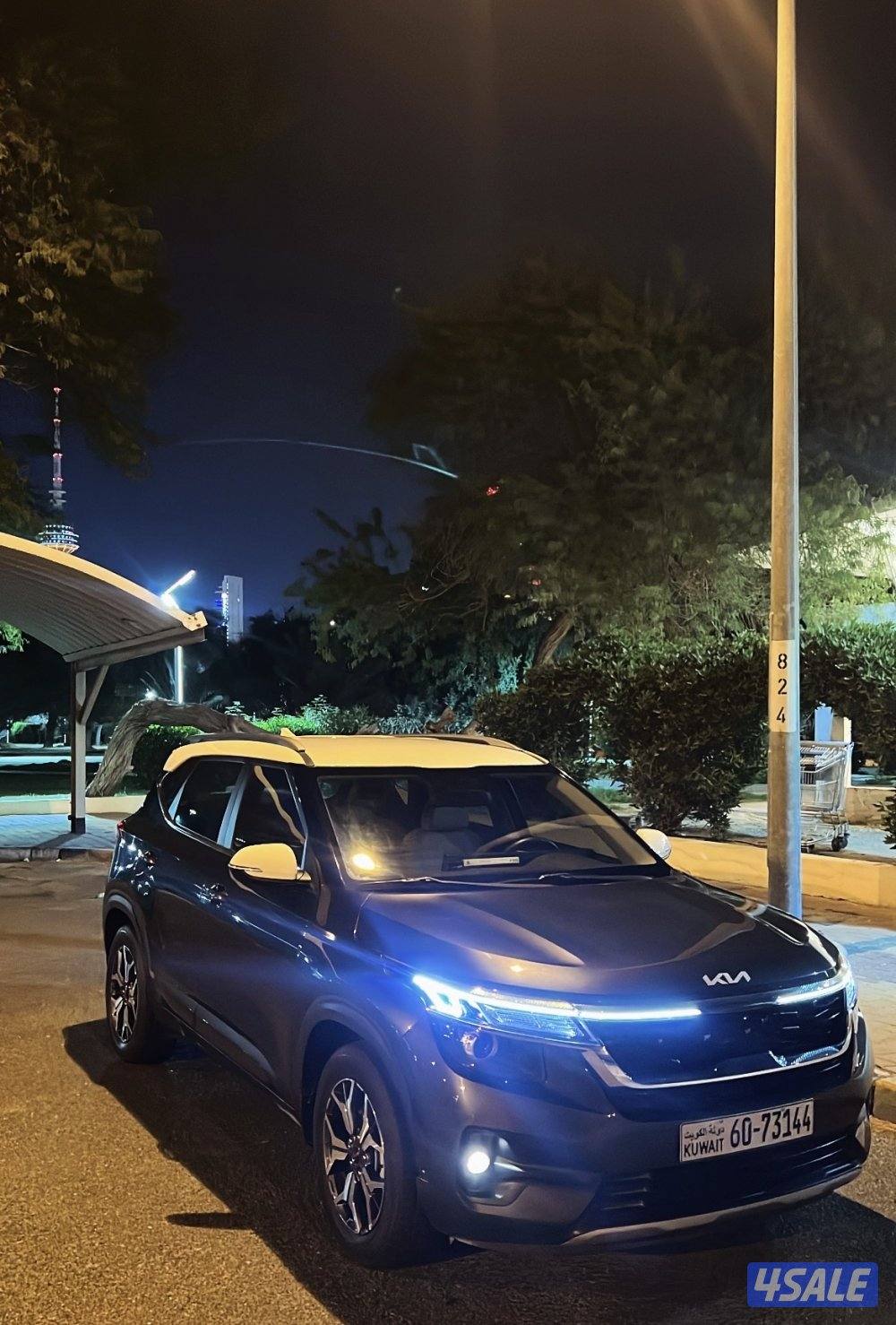 للبيع كيا سيلتوس رمادي ببيض2