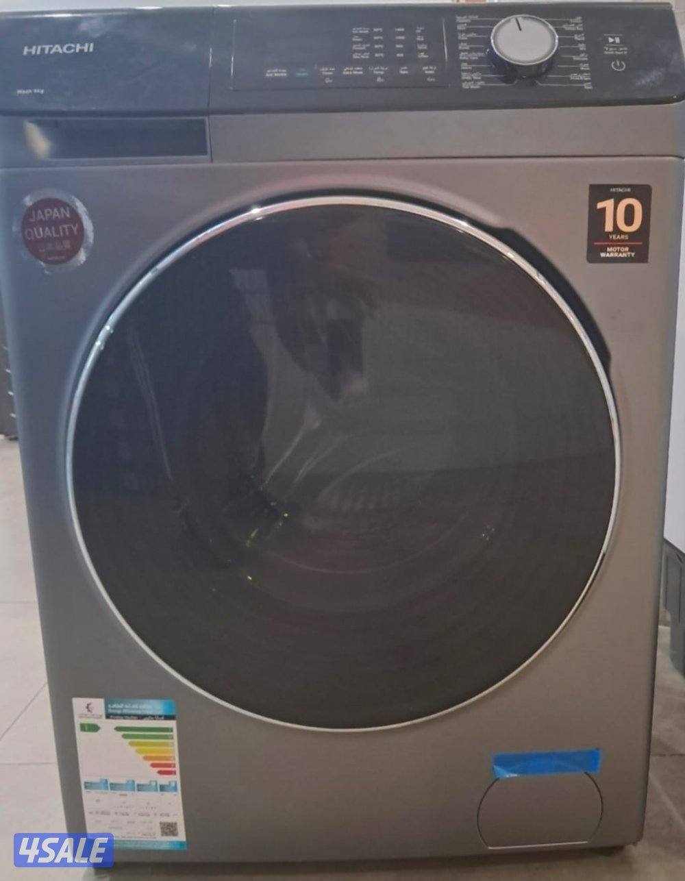 غسالة ملابس صناعة اليابان HITACHI سعة ٩ كجم Digital Touch جديدة تماما0