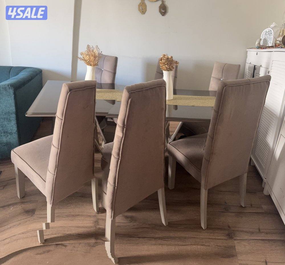 سفره ٦ كراسي استعمال كالجديد1