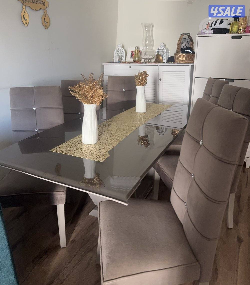 سفره ٦ كراسي استعمال كالجديد3