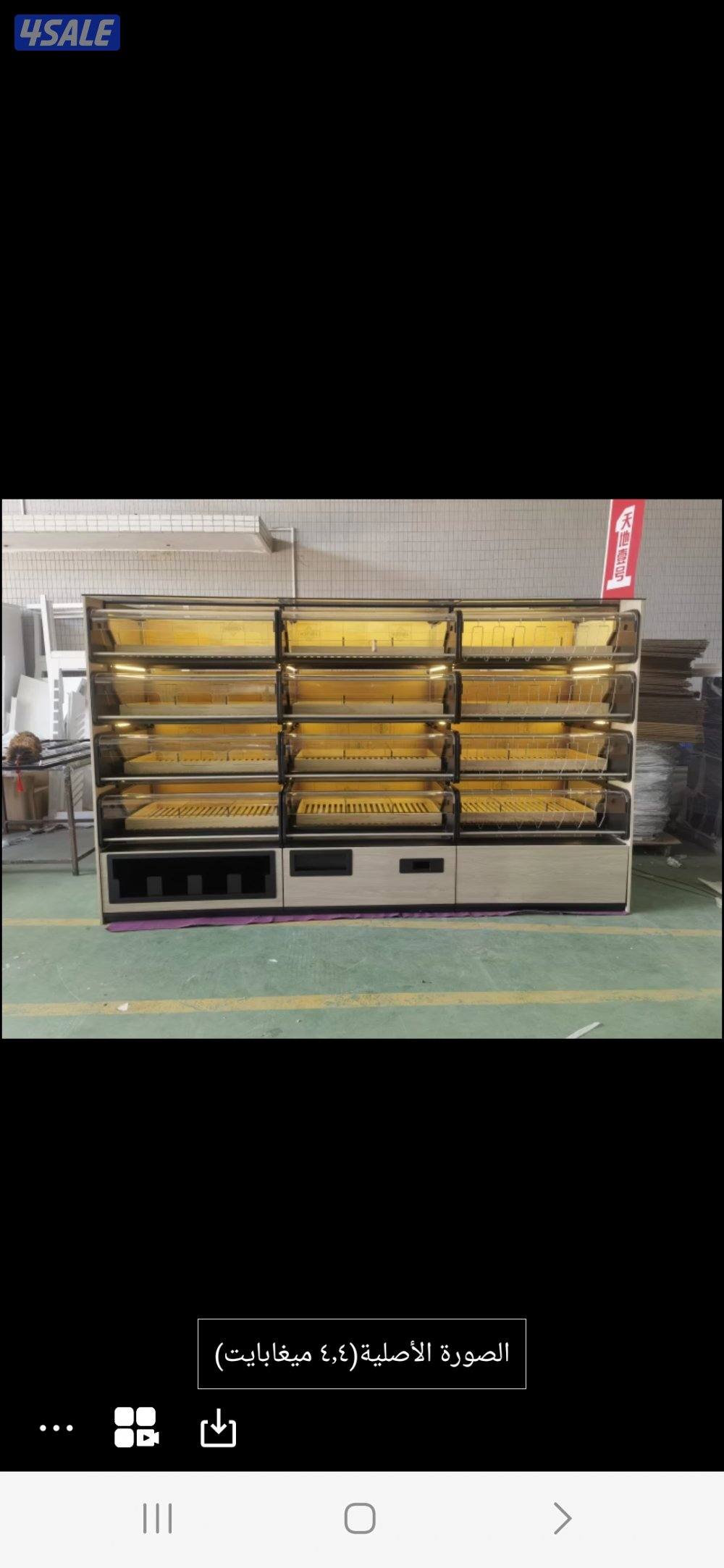 أرفف مخبوزات تصلح مطعم أو مخبز أو سوبر ماركت0