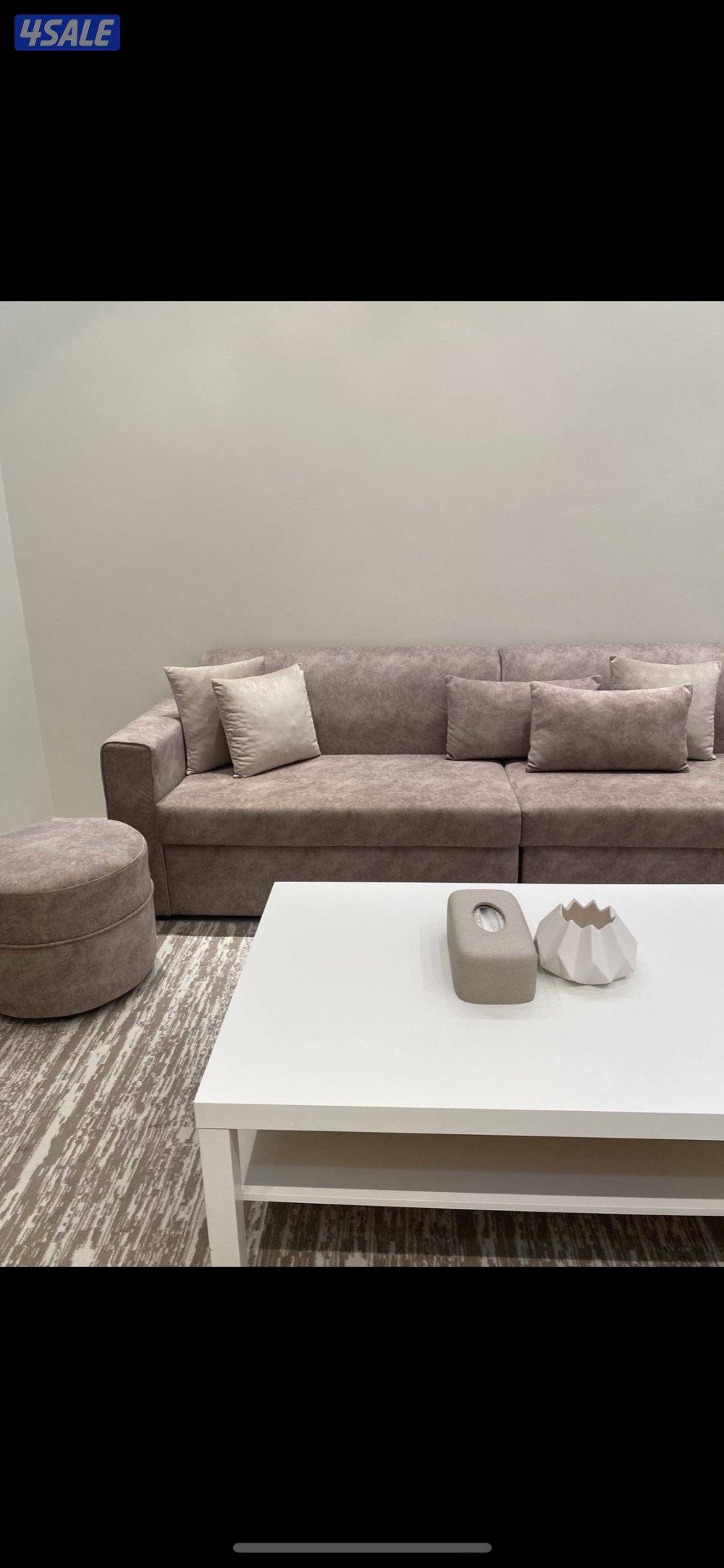 كنب شمواه بيج خرف L مع كوش أسفنج وتفصال البغلي1