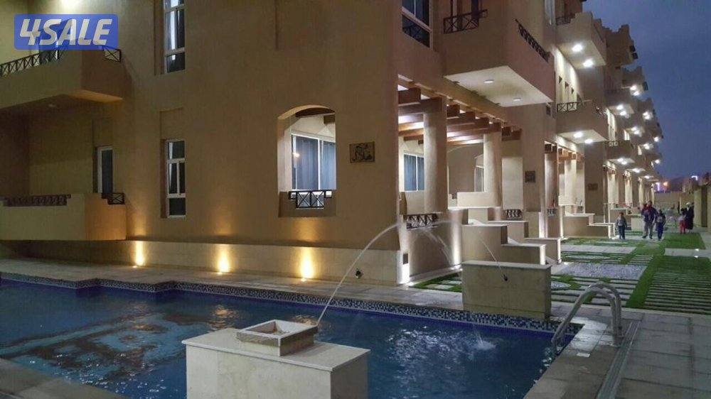 شاليه للبيع منتجع الكوت دور اول اطلاله مسبح1
