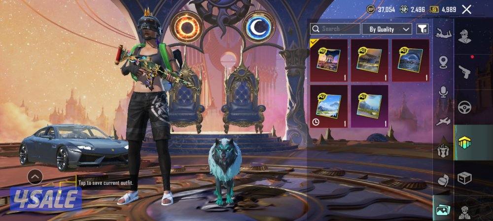 حساب ببجي مميز للبيع بالكويت/ تسليم يد بي يد4