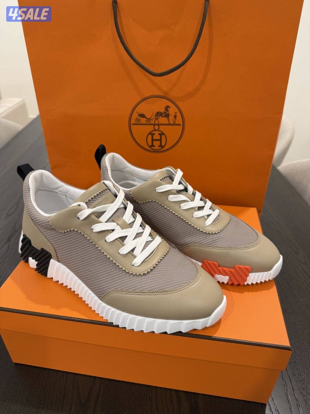 للبيع حذاء Hermes bouncing sneaker جديد3
