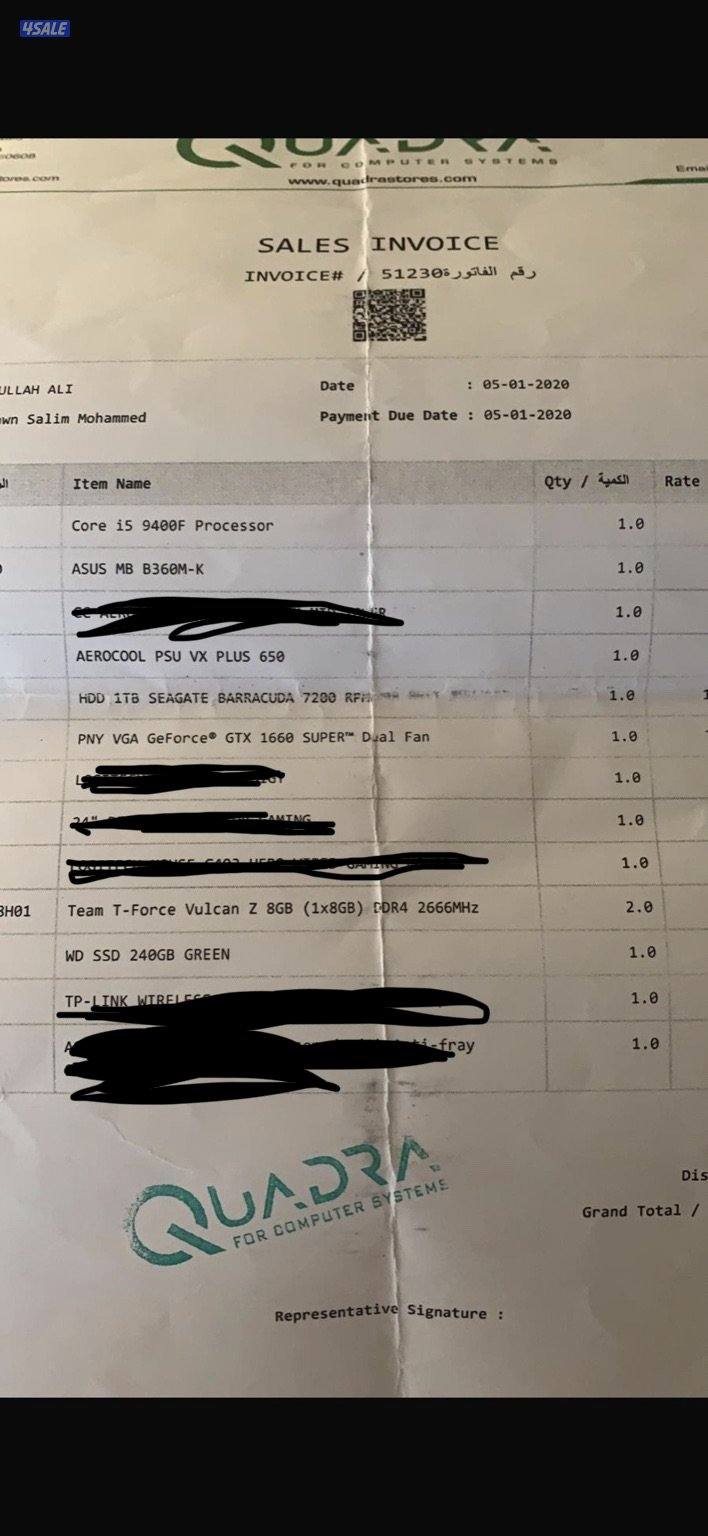 Pc gaming نظيف جداً مستعمل جاهز للاستخدام3