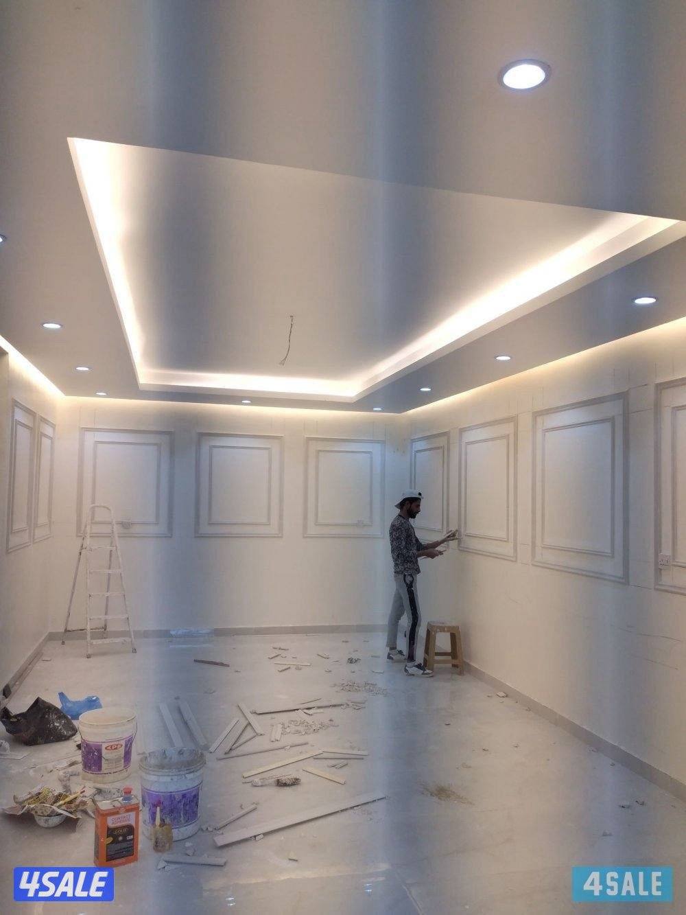 ديكور جبس و جبسم بورد نظام امریکی1