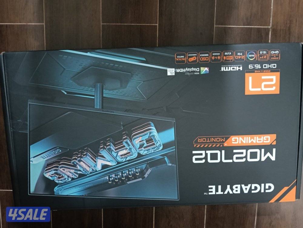 شاشه QD-Oled gigabyte M027Q2 ٢٧ بوصه1