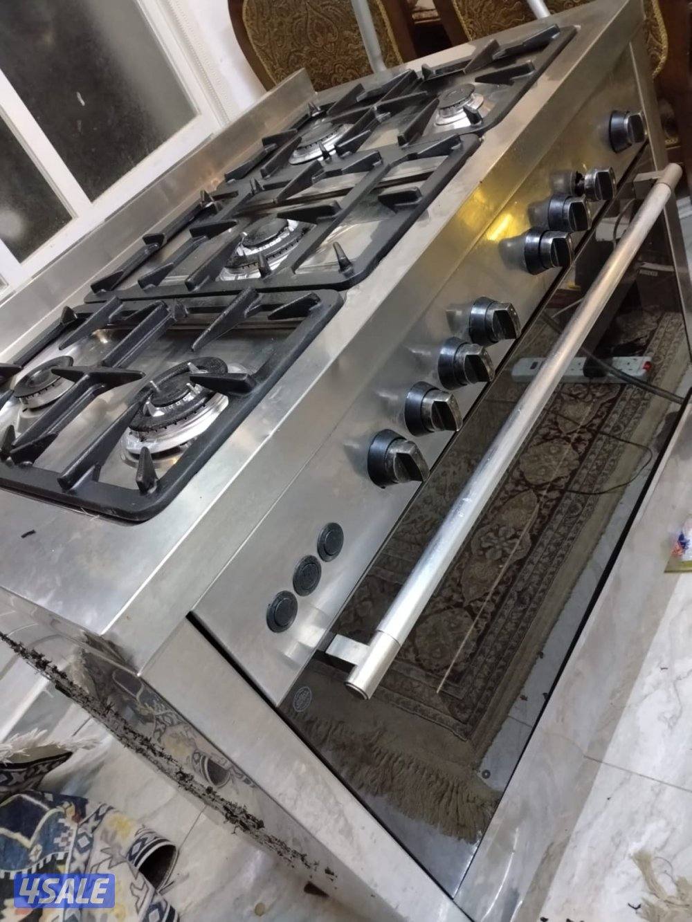 جليم جاز إيطالي ١٠٠ ف٦٠ حدايد زهر تقيل باب محكم مفاتيح اصليه شرط الفح5