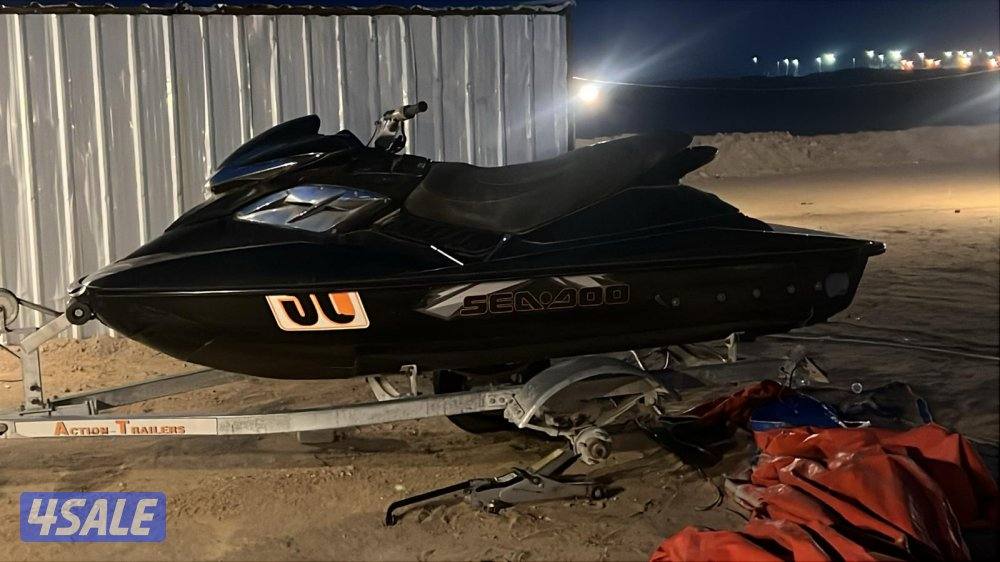 جت سكي للبيع مع العربانه كل شي شغال مسوي سيرفس جديد2