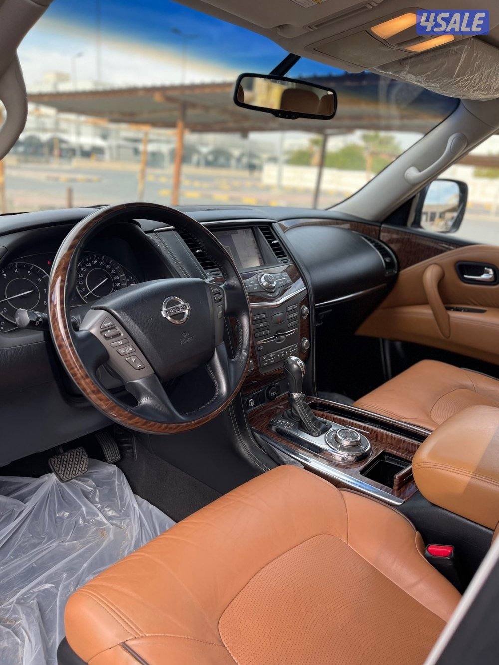 نيسان باترول بلاتينوم الخليج الاولى صبغ قطعه فحص جير مكينه شاصي8