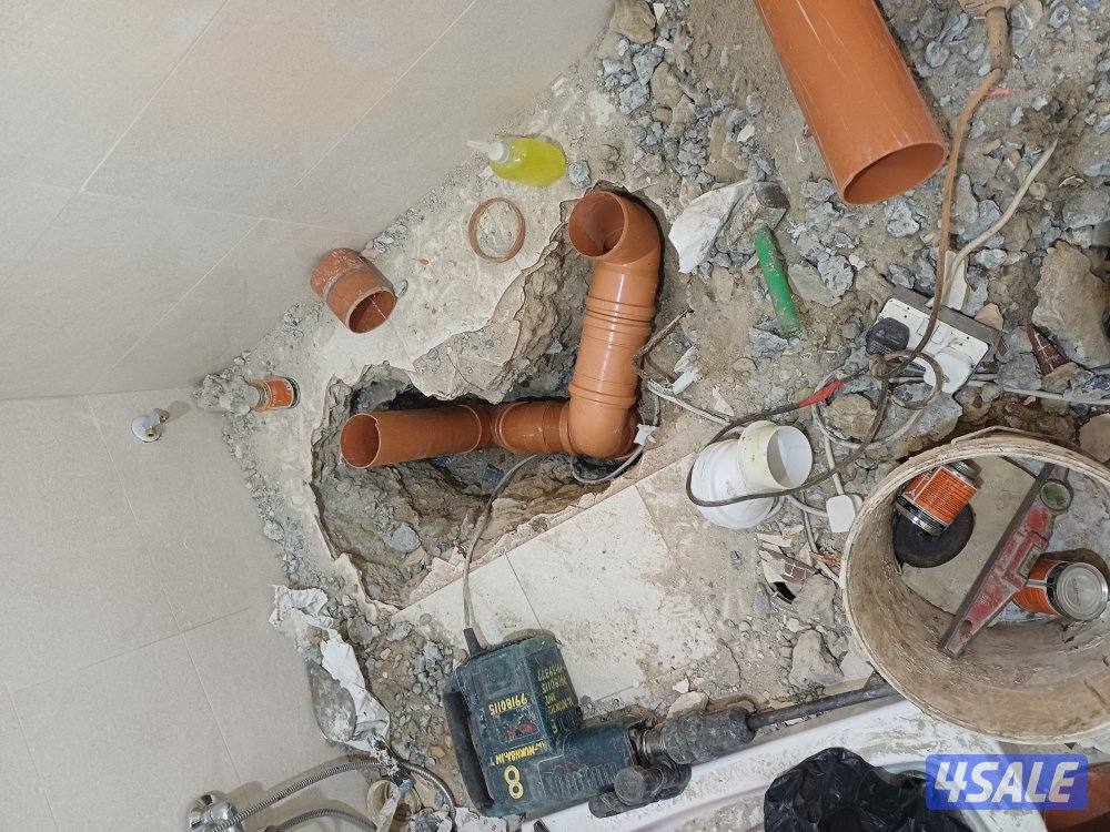 فني صحي تسليك مجاري كشف الخريروالرائحه تركيب جميع الادوات الصحيه وصيان4