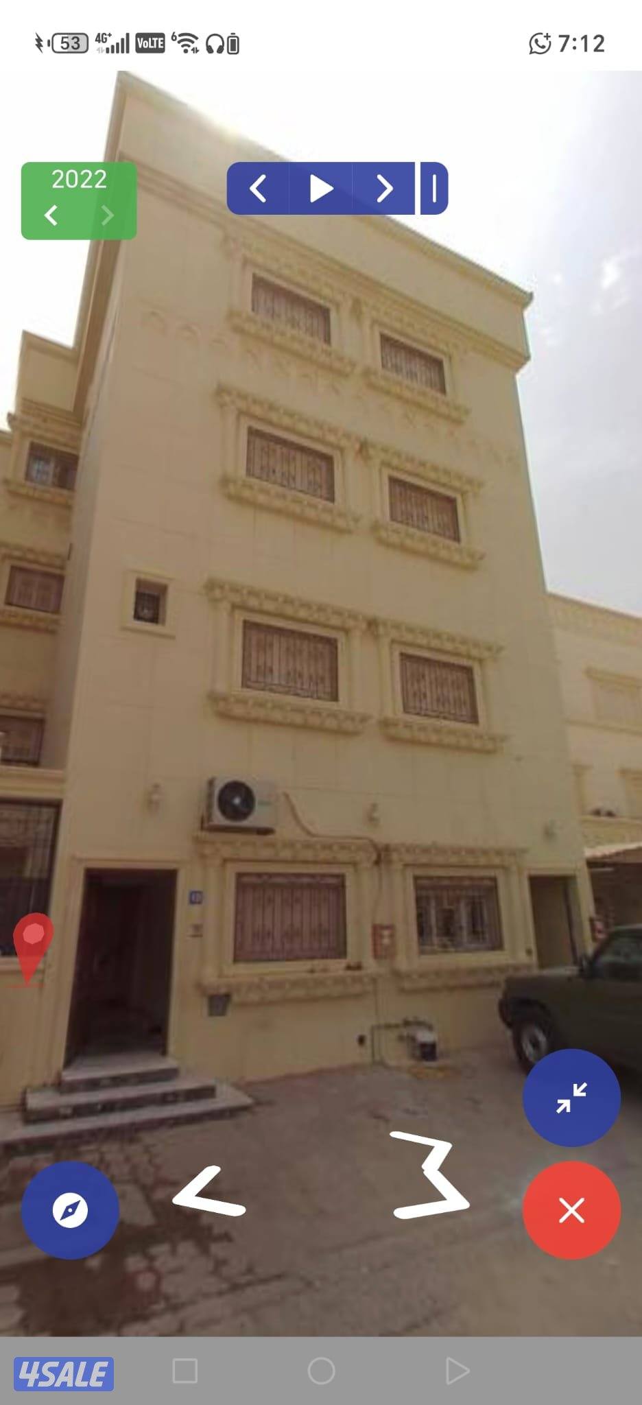 للايجار بالمطلاع شقق وادوار وقسايم بجميع القطعات3