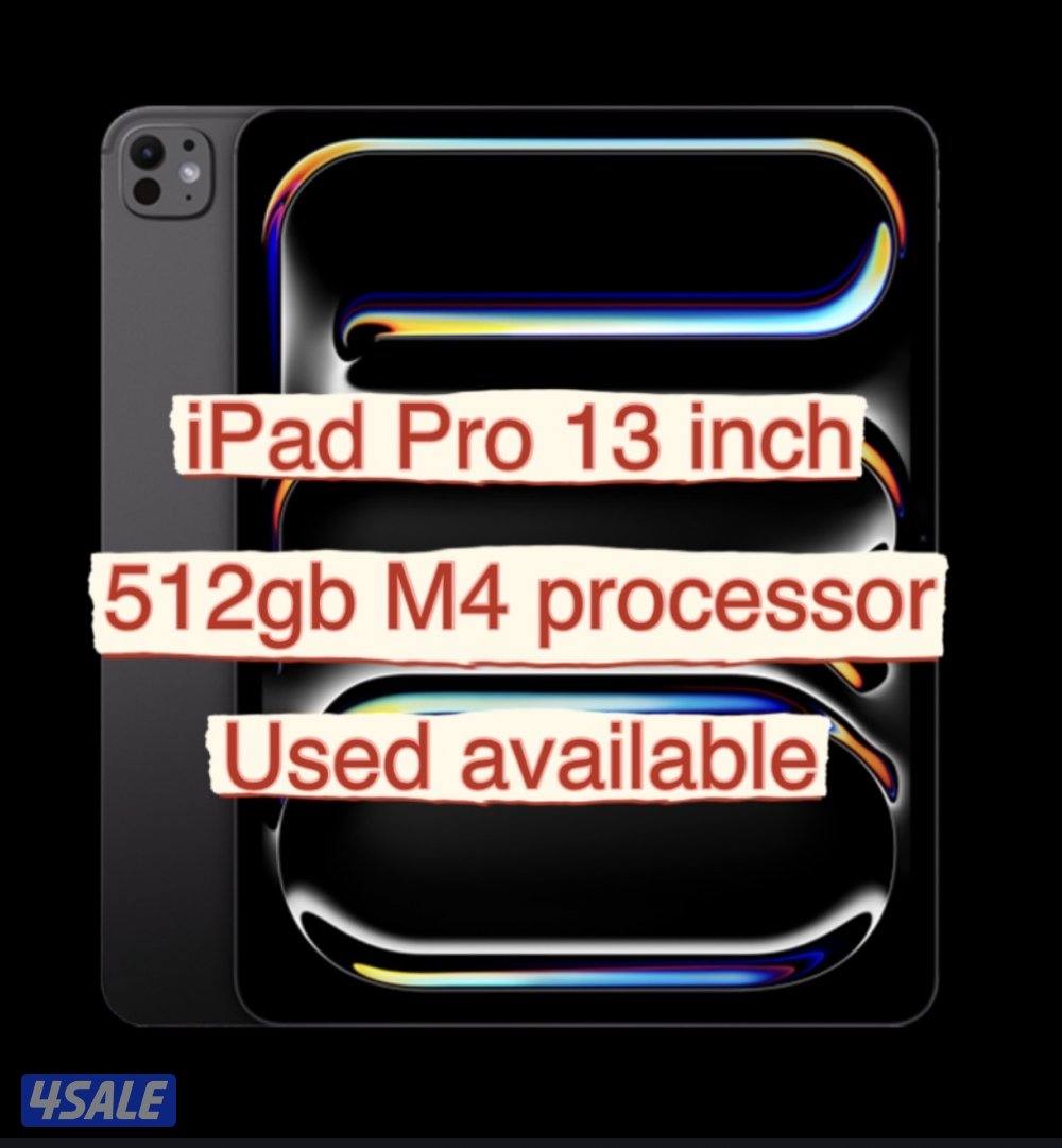 iPad pro 13 inch 512gb used available here2