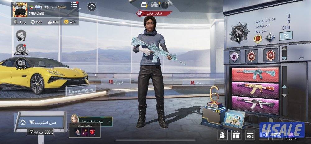 للبيع حساب ببجي مرتب علئ السوم2