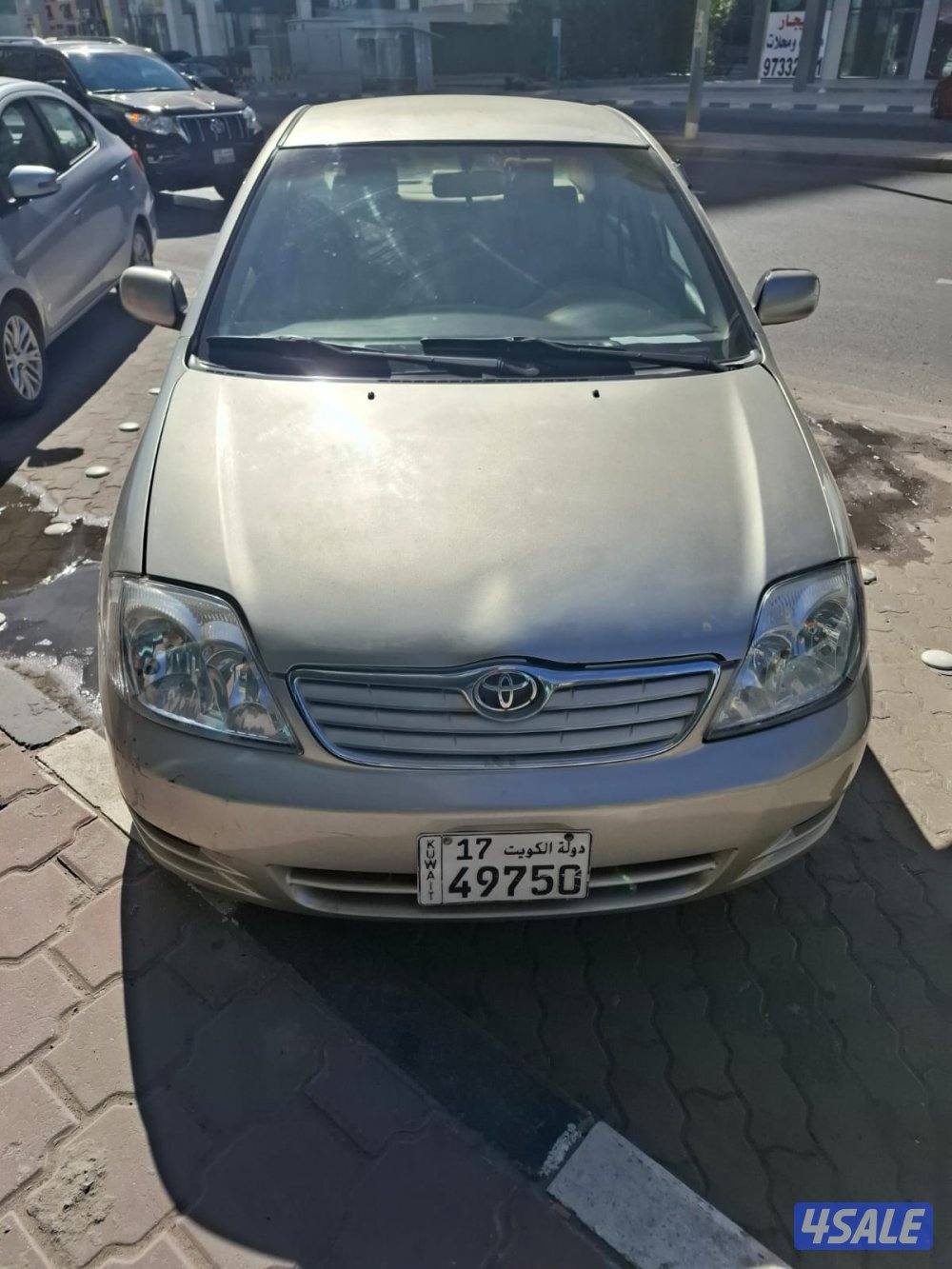 سياره تويوتا كورولا ٢٠٠٤ قير مكينه شاصى ميه ميه ما فيها شى بيمه شهرين1