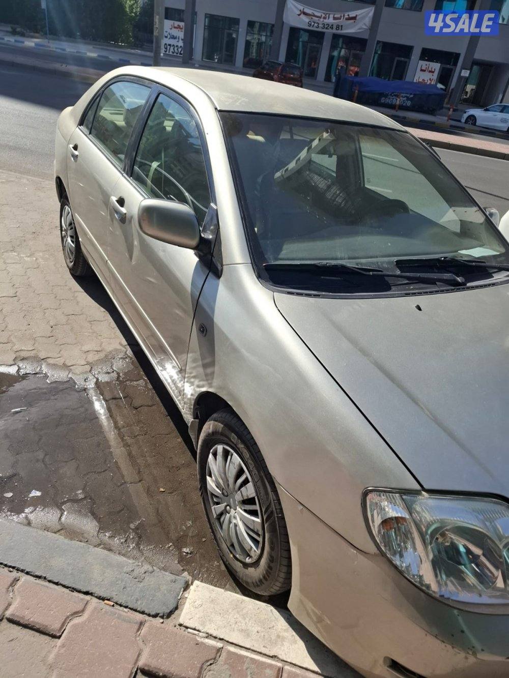 سياره تويوتا كورولا ٢٠٠٤ قير مكينه شاصى ميه ميه ما فيها شى بيمه شهرين2