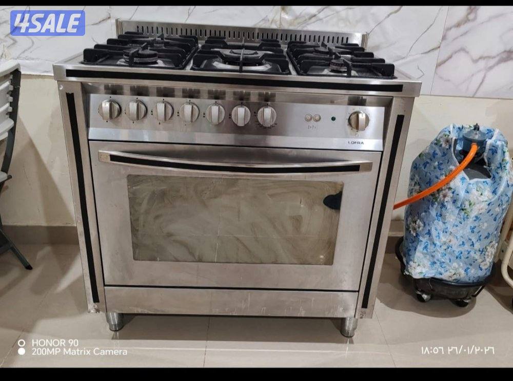 فرن غاز إيطالي وفرن كهربا فرديجر جلاية بيكو1