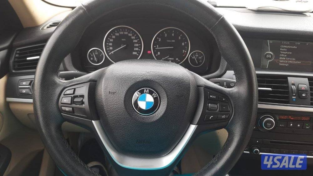 سيارة BMW X3 ، موديل 2013 ، DRIVEN 142000 KM، ماكينة جير شاصى سليم،4